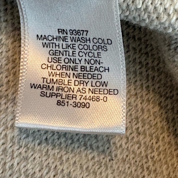 Liz Claiborne Striped Pullover Tunic Sweatshirt Pink Stitching Size L - Picture 6 of 6